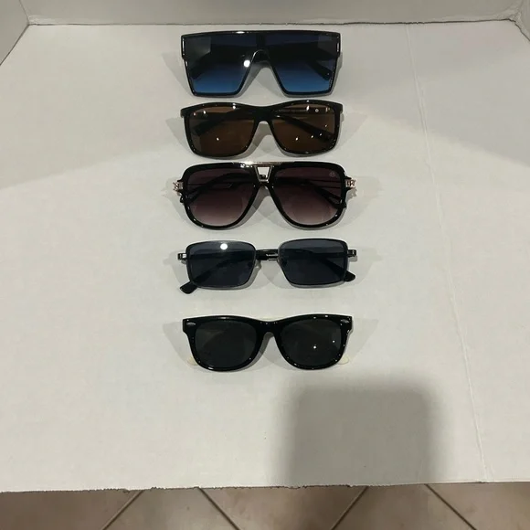 Lot of 5, Unisex Elegant and stylish Sunglasses - Picture 3 of 4